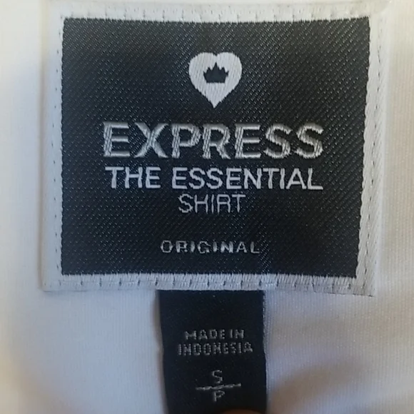 EXPRESS : SIZE S/P WOMEN WHITE WITH LEOPARD TOP - Picture 2 of 4